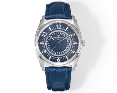 GR Factory Vacheron Constantin Patrimony 9015 Movement 28800/H 41mm Blue Dial Watch